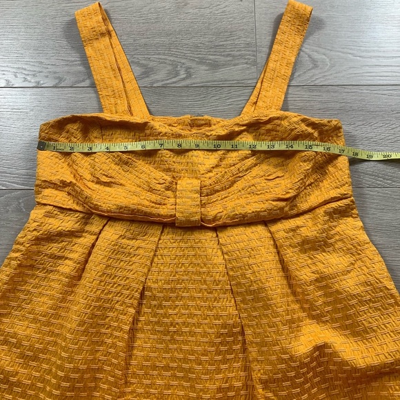 See By Chloe Orange Bow Square Neckline Mini Dress - Picture 11 of 12